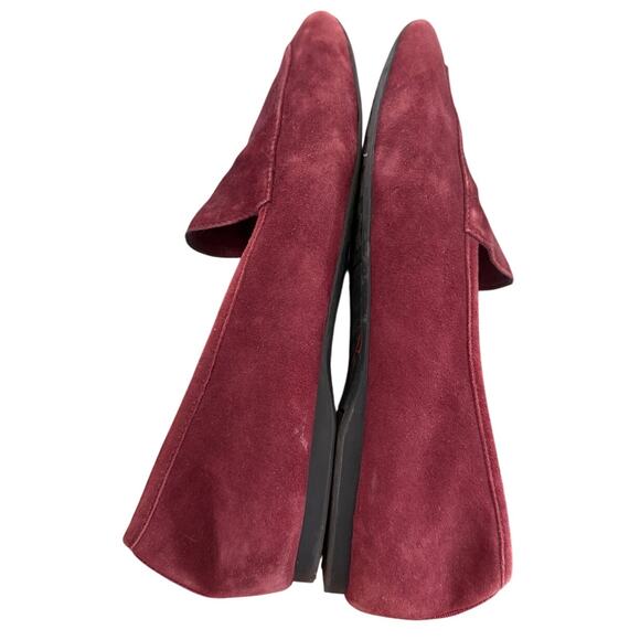 Birdies The Vesper Burgundy Suede Comfortable Loafers Work/Casual/Everyday-98.5 - Picture 3 of 8